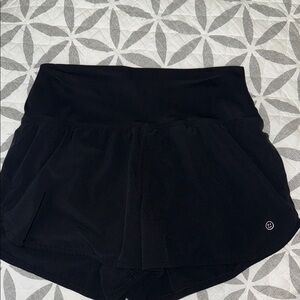 Women's Black Athletic Shorts